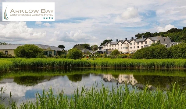 1, 2 or 3 Nights Bed & Breakfast for 2, Dining Credit, Late Checkout and full use of the Leisure Centre at Arklow Bay Hotel , Co Wicklow