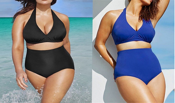 slimming high waisted bikini