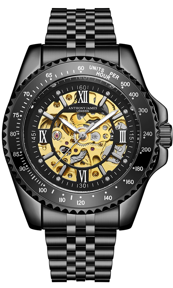 anthony james skeleton watch