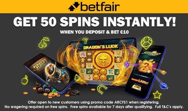 Betfair 30 free spins