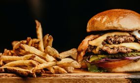 Enjoy 2 Gourmet Burgers with Chips at Bobos Gourmet Burgers, Dame Street