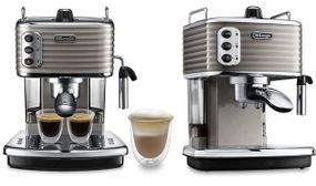 De'Longhi, ECZ351.BG, SCULTURA PUMP ESPRESSO CHAMPAGNE, Stainless Steel