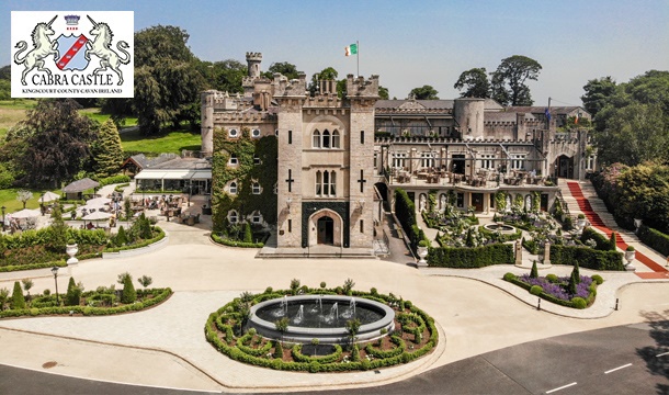 1 or 2 Night Luxury Stay for 2 Guests in a Courtyard Room with Breakfast at the 4-Star Cabra Castle Hotel, Cavan