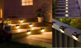 Solar Panel Deck Lights 