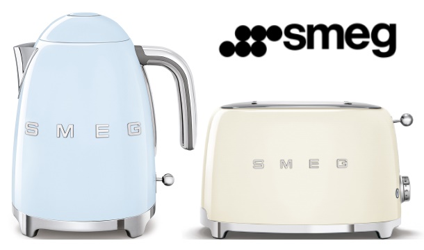 €229.99 for a SMEG Retro Style Kettle & Toaster Set (4 Colour Options)