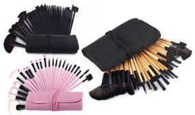 32 Piece Makeup Brush Set with Case