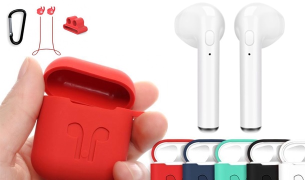 Pair of Wireless Earbuds with Charging Dock or Accessory Pack