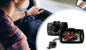 Front & Rear HD Dash Cam with Night Vision