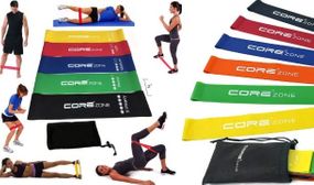 Resistance Loop Bands, Yoga, Pilates & Rehabilitation Full Set of 5