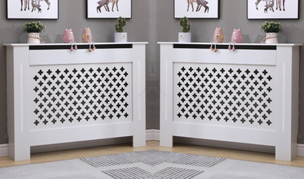 Cross Design Wooden Radiator Covers in 4 sizes from €34.99