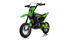 Dirt Race Scrambler 24V Electric Ride On Motorbike Green