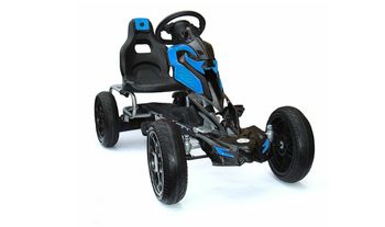  Tintreach Eva Rubber Wheel Go Kart - Suitable for Ages 5-10 Years