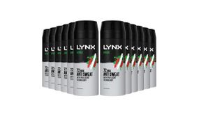 3, 6 or 12 Pack of Lynx Africa Dry Antiperspirant - 150ml