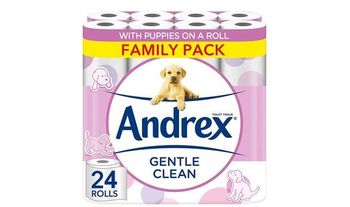 Multibuy: Andrex Gentle Clean Fragrance Free 2Ply Toilet Paper - 24 Rolls