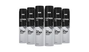 3 or 6 Pack of Lynx Black XXL 72H Dry Protection Anti-Perspirant Deodorant - 250ml