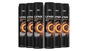 3 or 6 Pack of Lynx Dark Temptation XXL 48H Fresh Deodorant - 250ml