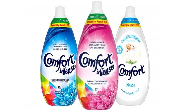 3 Pack Of 1 2l Comfort Intense Fabric Conditioner 255 Washes