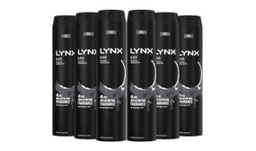 3 or 6 Pack of Lynx Black XXL 48H Fresh Deodorant - 250ml