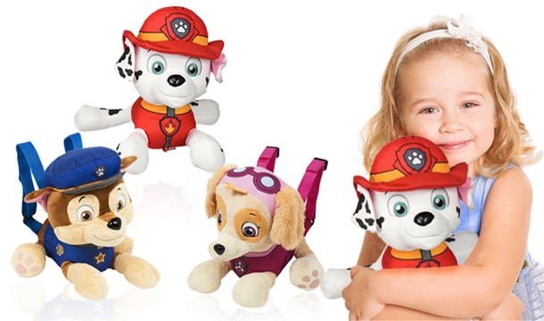 paw patrol plush backpack