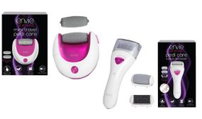 Envie Lightweight & Portable Mini Travel Pedi Care and option with w/ 3 Types of Detachable Rollers 