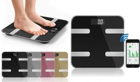 PRICE DROP: Aquarius 16 in 1 Bathroom Weighing Scales with APP- Create up to 8 User Accounts