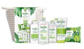 Simple Kind to Skin Care Ultimate Collection Gift Set For Her with Roped Basket