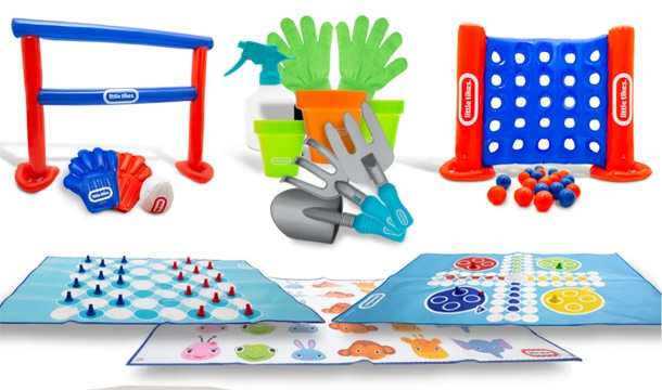 Little Tikes Games, Gardener set, Ludo, Drafts and Vollyball from €9.99