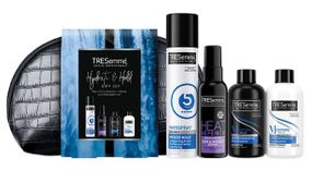 Tresemme Hydrate & Hold Hair Styling 4ps Gift Set For Her with Faux Croc Washbag