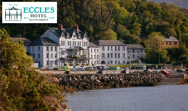 1, 2 or 3 Night Stay for 2 with Breakfast, Upgrade to Bay View Room, Spa Credit & a Late Checkout at Eccles Hotel, Glengarriff, Co Cork - valid to March 2020