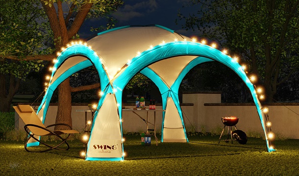 €169.99 for an LED Dome Pavilion - 7 Colours