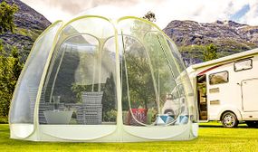 2-in-1 Pop-Up PVC Pavilion - Insect & Rain Protection