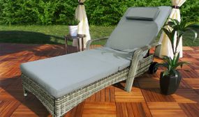 Swing & Harmonie Relax Rattan Sun Lounger in 3 Colours