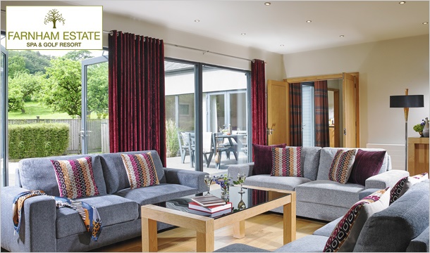 2 or 3 Nights Self-Catering Stay for up to 8 people in the luxurious self-catering resort houses at the stunning Farnham Estate Spa & Golf Resort, Cavan