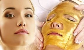 Pack of 10 Gold Collagen Face Mask Kit