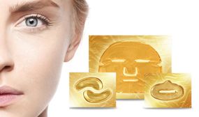 Gold Collagen Face, Eye and Lip Mask Bundle - 24 Masks Included