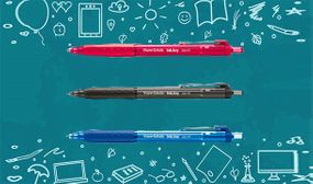 Paper Mate InkJoy 300 Retractable 0.7mm - Black, Blue & Red 