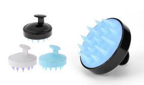 Silicone Scalp Massaging Shampoo Brush