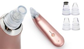 Electric Blackhead Suction Device with 4 Attachments