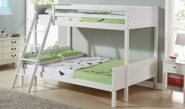 €279.99 for a Solid Pine Triple Bunk Bed with Head & Footend