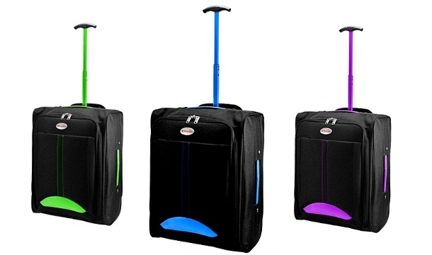 €15.99 for a Cabin-Sized Wheelie Hand Luggage Bag in 4 Colours