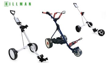 Hillman Range of Golf Trolleys - Push/Pull and Electric