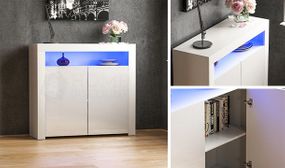 Vida Designs Nova 2 Door LED Sideboard