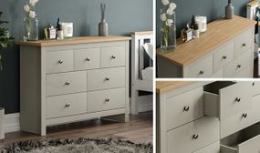 Vida Designs Arlington 4+3 Drawer Chest