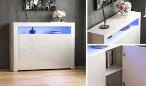 Nova 3 Door LED Sideboard