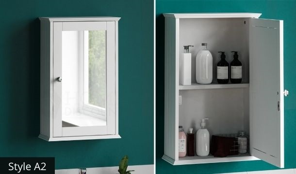 mounted bathroom cabinet