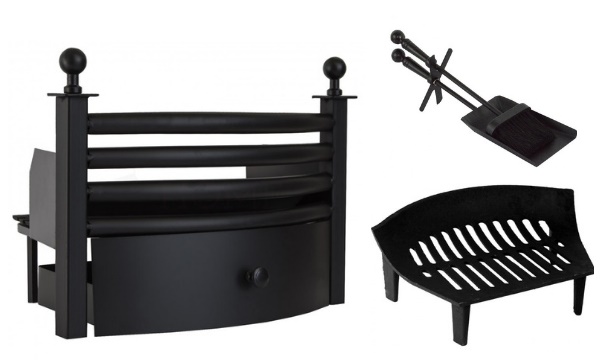 Steel Fireplace Accessories Fire Grates Ash Bucket And More