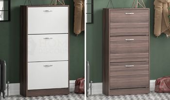 Vida Designs 2 or 3 Drawer Shoe Cabinet