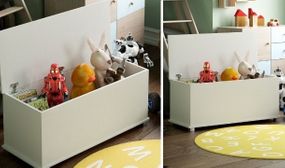 Leon Toy Storage Ottoman Bench in 4 Colours