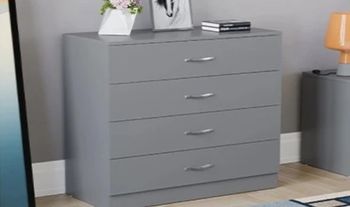 Vida Designs Riano Drawer Chest, Grey