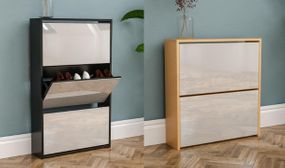 Welham 2,3 or 4 Drawer Mirrored Shoe Cabinet